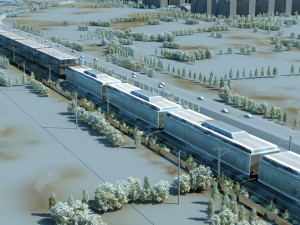 train Modello 3D