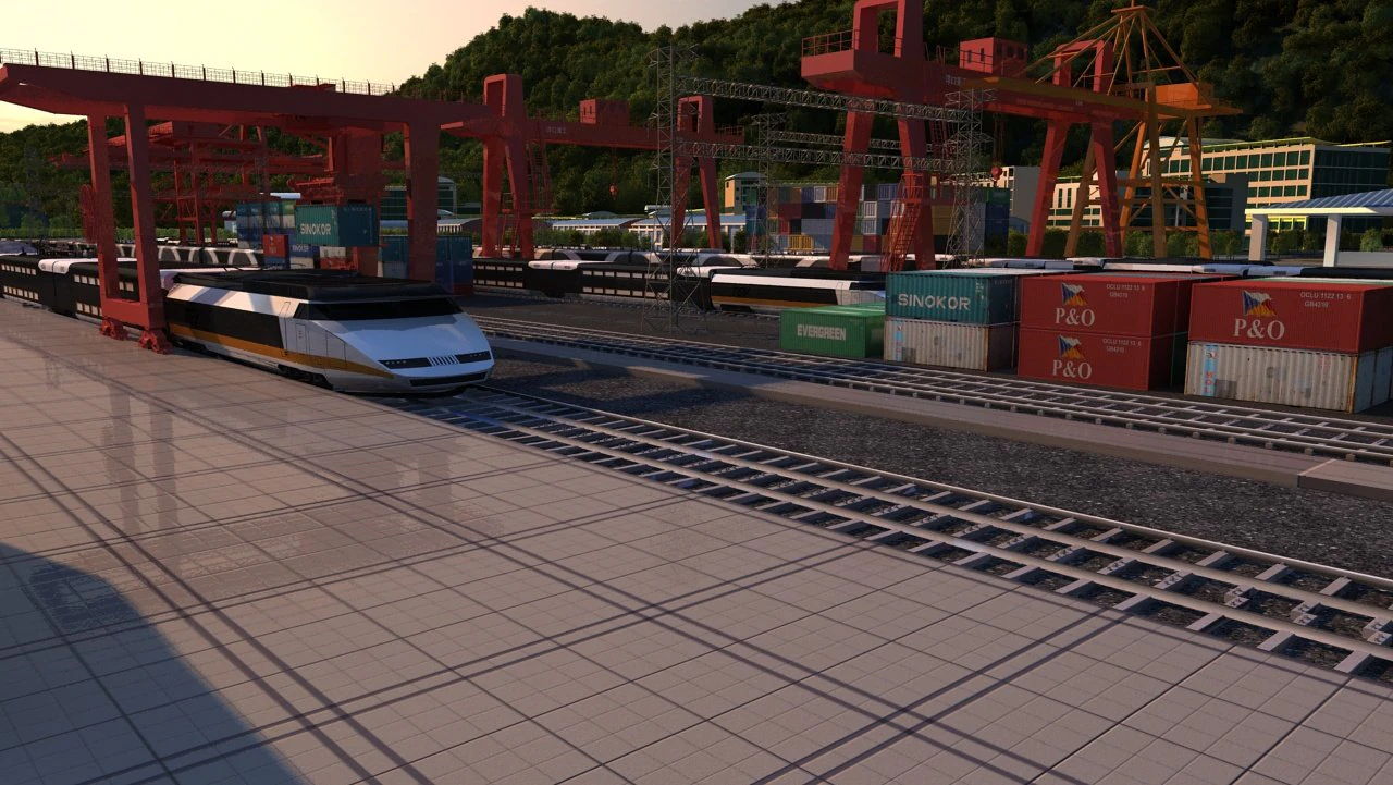 train 3D Model .c4d .max .obj .3ds .fbx .stl .blend 