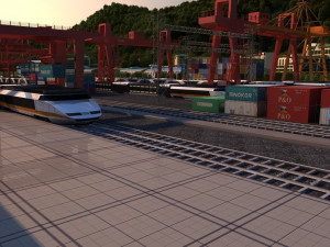 train Modèle 3D
