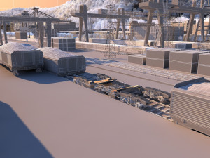 train Modèle 3D