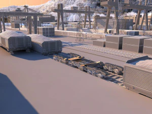 train 3D Model