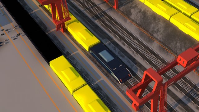 train 3D 模型 .c4d .max .obj .3ds .fbx .stl .blend 