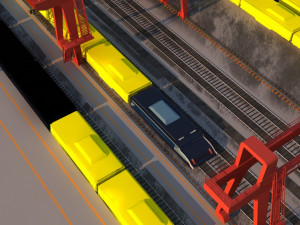 train Modelo 3D