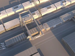 train 3D Model