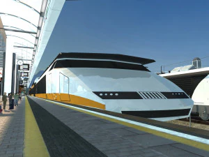 रेलगाड़ी 3D मॉडल