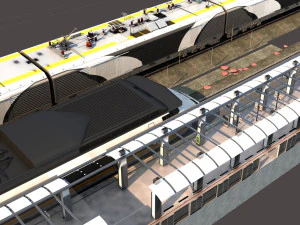 train 3D Model