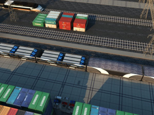 train 3Dモデル