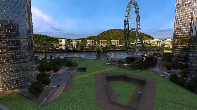 city building 3D Model .c4d .max .obj .3ds .fbx .stl .blend 