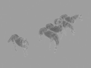 hores 3D 모델