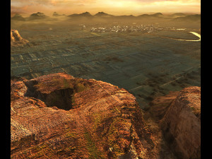 mountain village 3D 模型