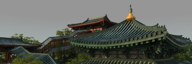 ancient architecture Modello 3D .c4d .max .obj .3ds .fbx .stl .blend 