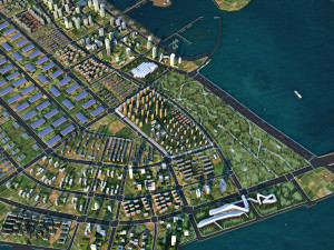 city building 3D-Modell