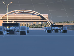 racing car 3Dモデル