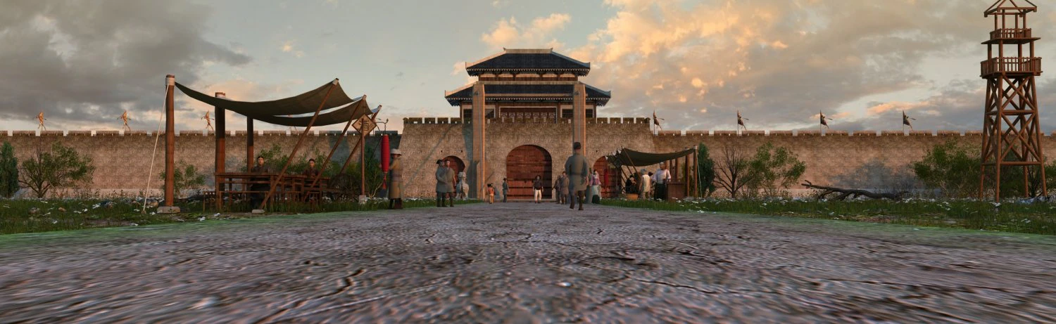 ancient city 3D Model .c4d .max .obj .3ds .fbx .stl .blend 
