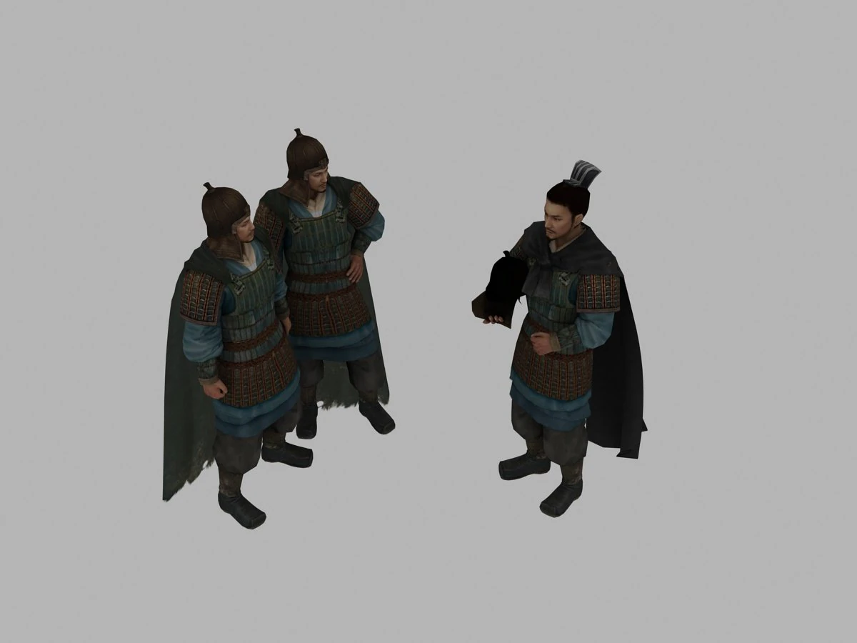 ancient general 3D Model .c4d .max .obj .3ds .fbx .stl .blend