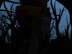 postać z kresk&oacute;wki Model 3D