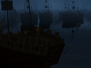 warship 3D Model