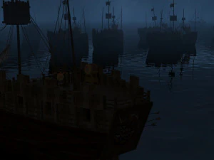 warship 3D Model