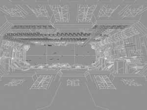 space ship 3D 모델
