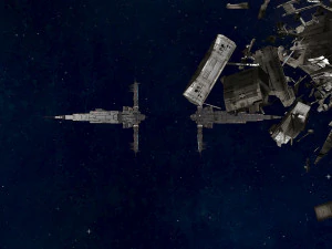 vaisseau spatial Modèle 3D