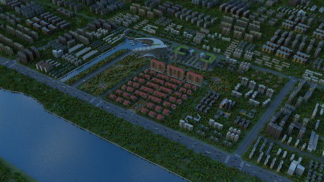 city building 3D Model .c4d .max .obj .3ds .fbx .stl .blend 
