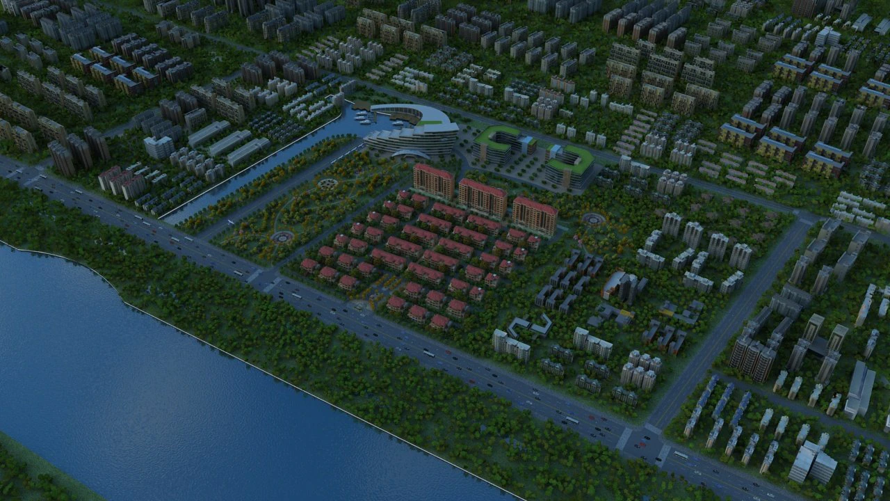 city building 3D Model .c4d .max .obj .3ds .fbx .stl .blend 