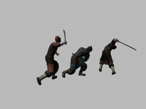 ancient soldiers 3D Model