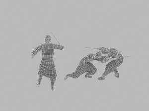 ancient soldiers 3D Model