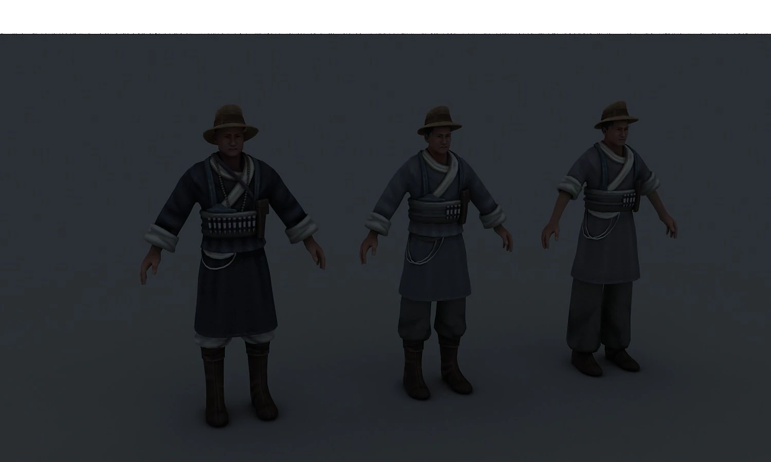 naxi man 3D Model .c4d .max .obj .3ds .fbx .stl .blend