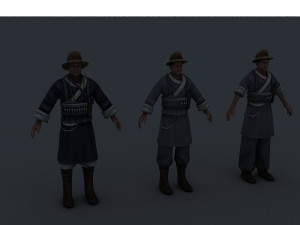 naxi man Modelo 3D