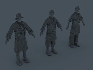naxi man 3D Model