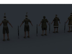 naxi warrior Modèle 3D