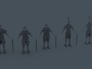 naxi warrior 3D Model