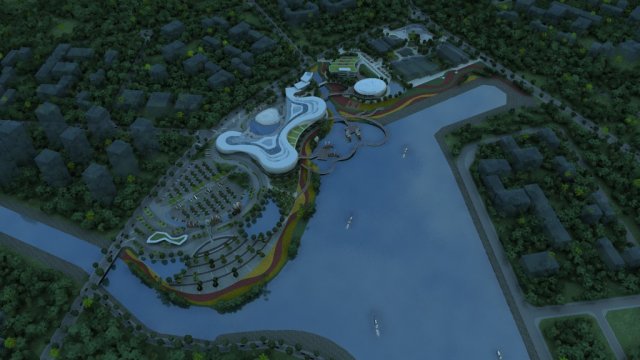 city building Model 3D .c4d .max .obj .3ds .fbx .stl .blend 