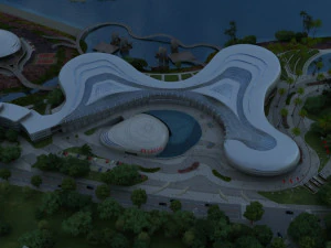 都市の建物 3Dモデル