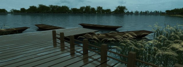 riverside 3D Model .c4d .max .obj .3ds .fbx .stl .blend 