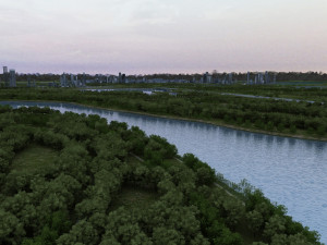 riverside 3D Model