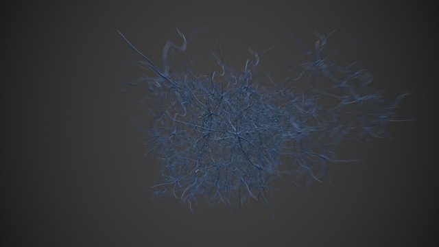 neurons 3D Model .c4d .max .obj .3ds .fbx .stl .blend 