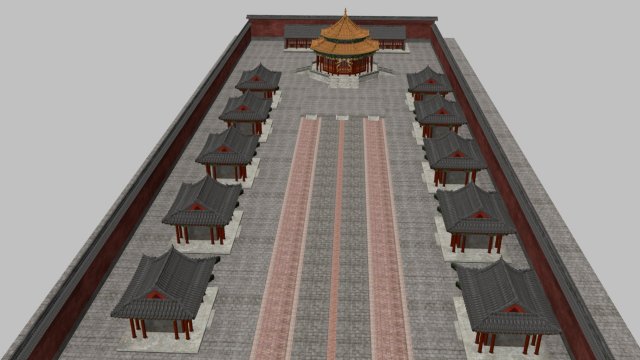ancient architecture 3D Model .c4d .max .obj .3ds .fbx .stl .blend 