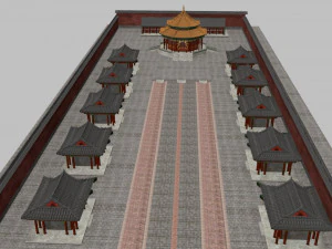 Antik mimari 3D Model