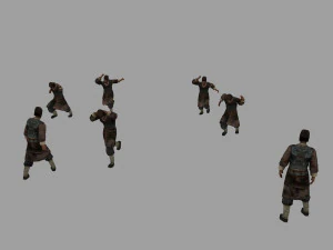 eski askerler 3D Model