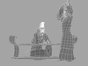ancient people 3D Model