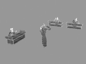 ancient people 3D Model