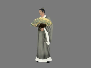 ancient scholar 3D Model
