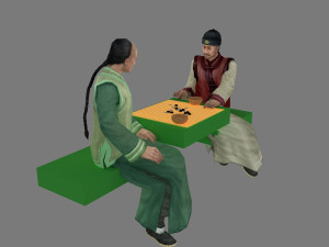 play chess 3D Model