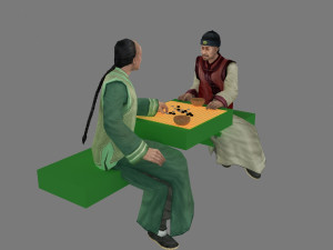 play chess 3D Model