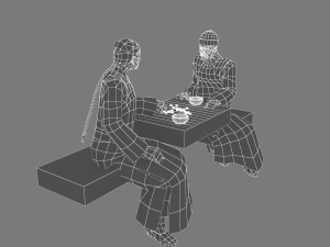 play chess 3D Model