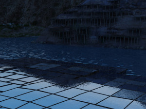 salt pan 3D 模型