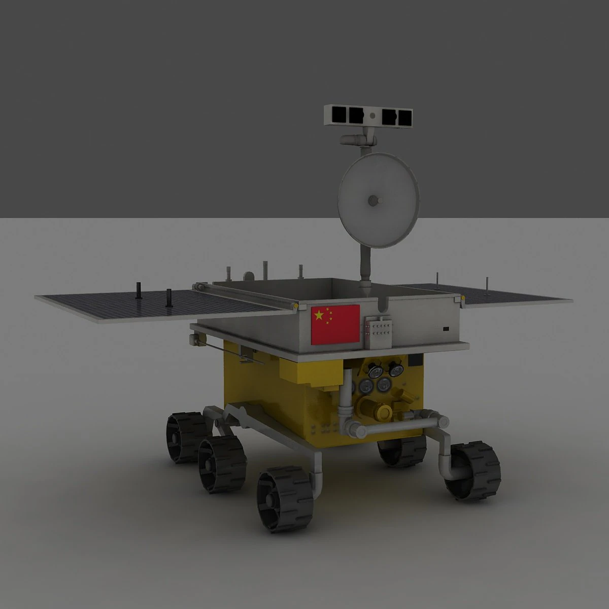 lunar rover 3D Model .c4d .max .obj .3ds .fbx .stl .blend 