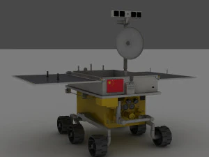 veículo espacial lunar Modelo 3D
